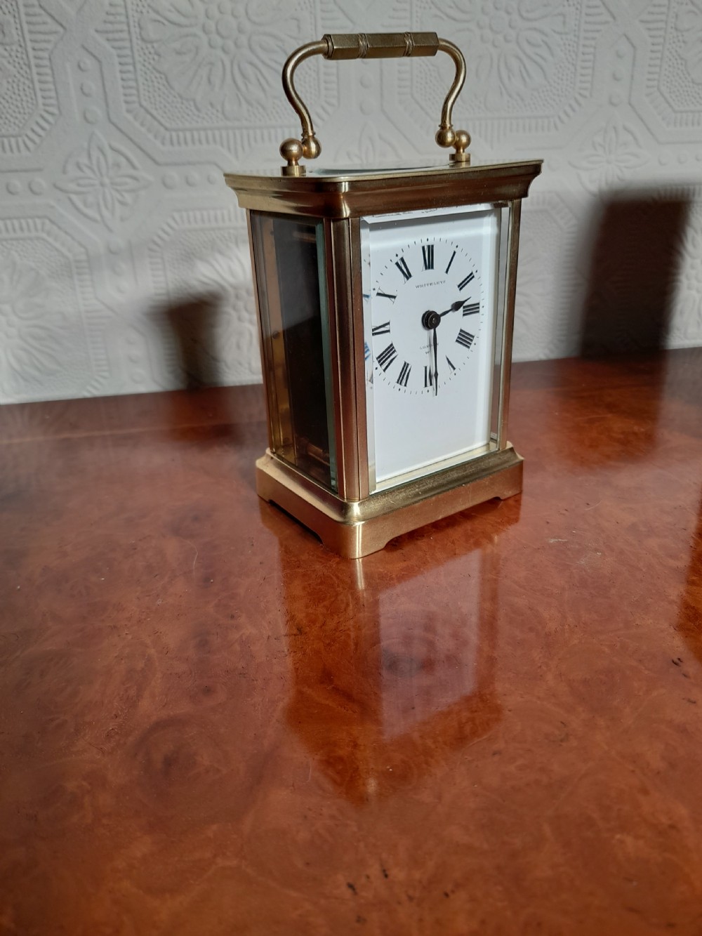 French Carriage Clock and Case. View II