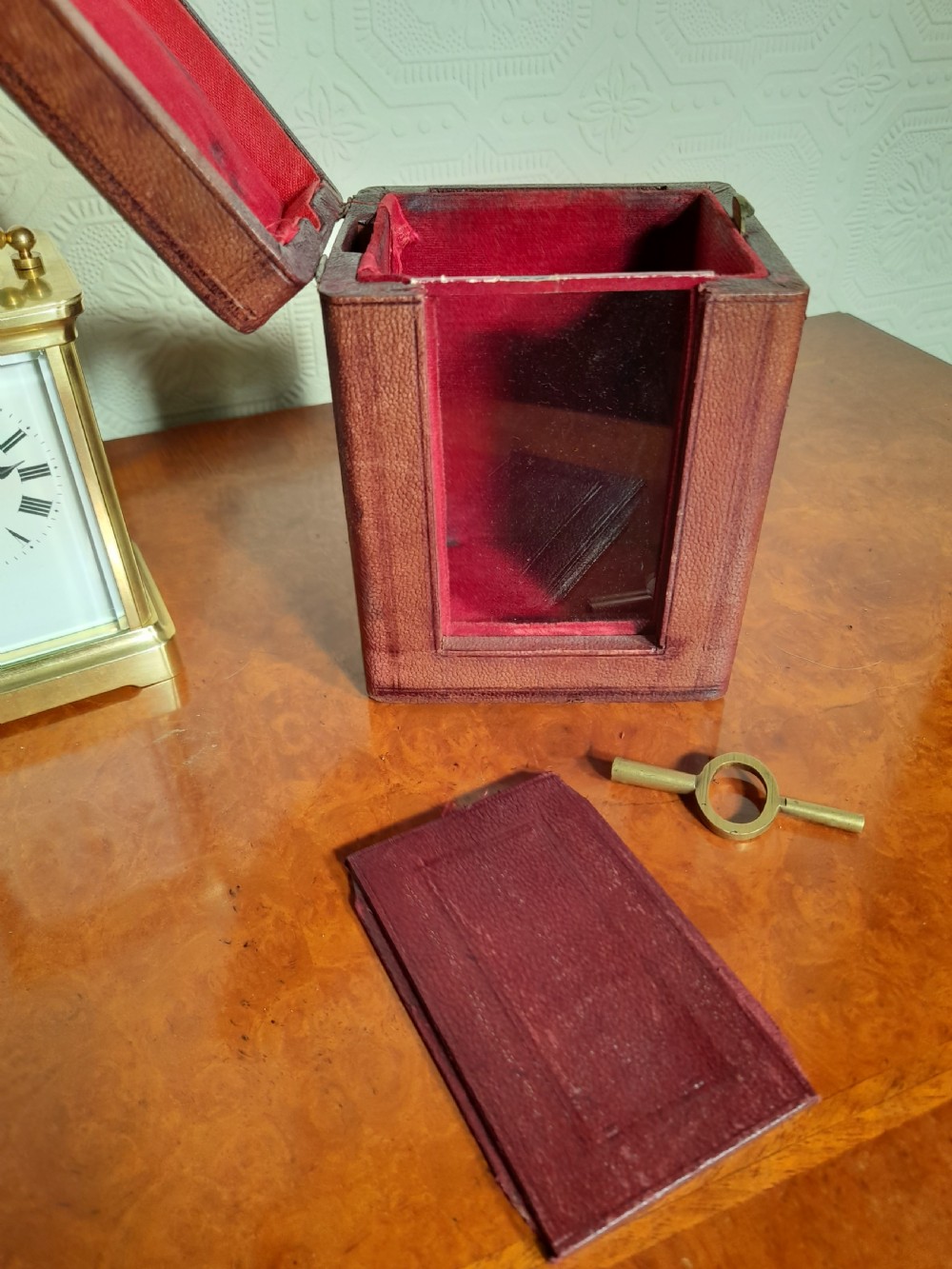 French Carriage Clock and Case. View IV