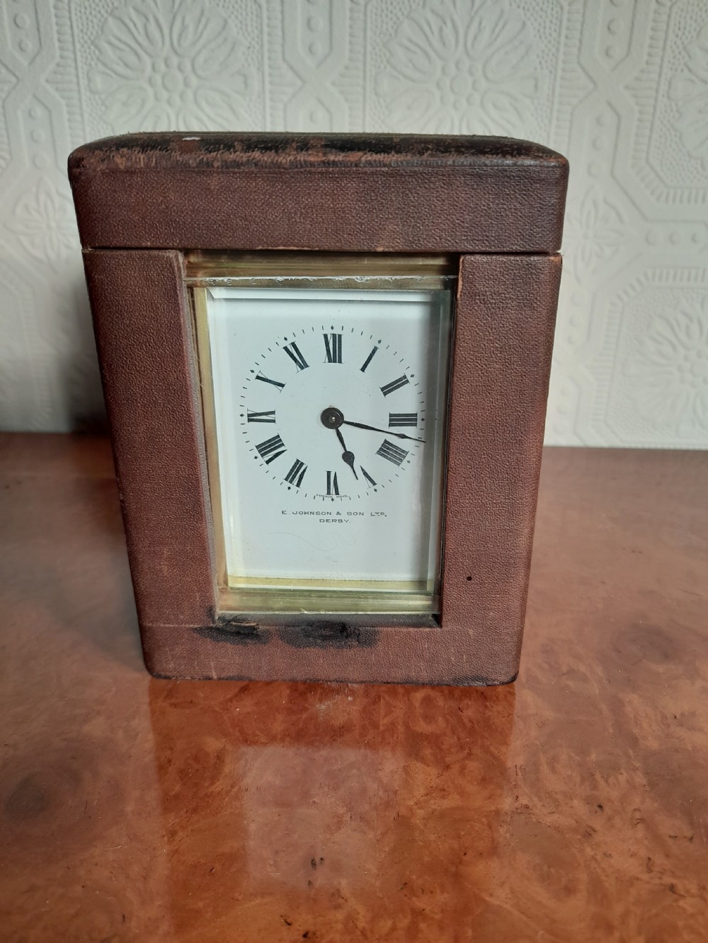 French Carriage Clock complete with Case. View IV
