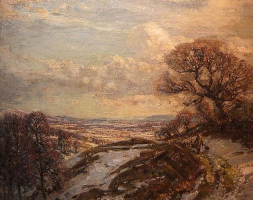 Herbert Royle "Nesfield Dene, Ilkley"  Yorkshire Oil Painting