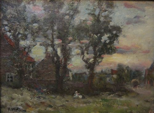 Frederick William Jackson Oil Painting "At Hinderwell", Yorkshire