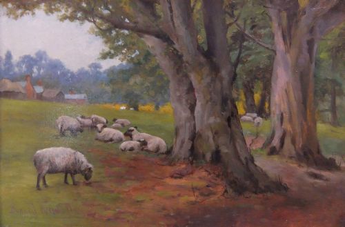 Donald Kendall "Under the Beeches" Oil Painting