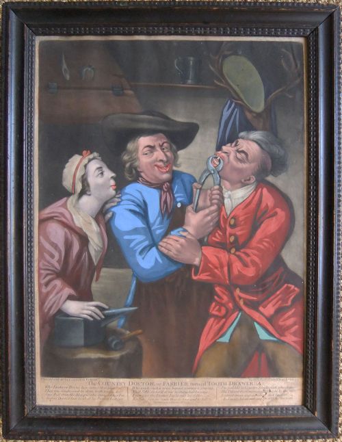 fig 1. Rare old dentistry print