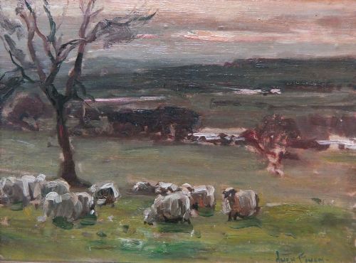 Owen Bowen Oil Painting "Wharfedale, the Golden Hour"