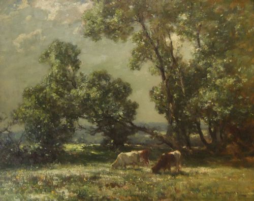 Owen Bowen Landscape Oil Painting "A Summer Midday"