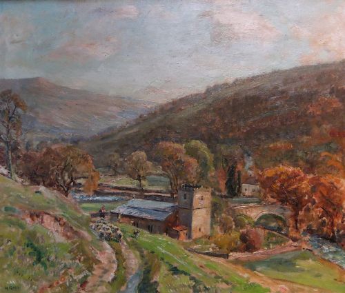 Herbert Royle  "Hubberholme" Oil Painting