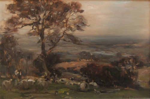 Owen Bowen "Wharfedale...," Yorkshire Oil Painting on Canvas