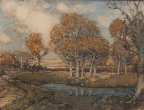 Samuel John Lamorna Birch "By Moor & Fen" Watercolour