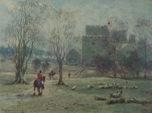 William Manners "Sizergh Castle" Cumbria, Watercolour