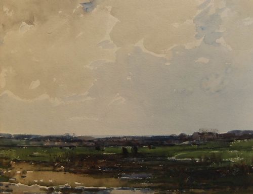 Kershaw Schofield "Landscape" Watercolour