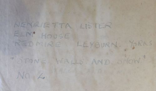 fig 1. Henrietta Lister