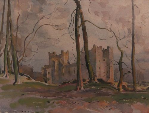 Fred Lawson "Bolton Castle" Watercolour