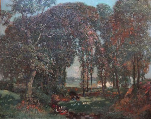 Thomas Peters "Autumn" Oil Painting