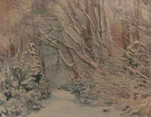 Henrietta Lister "In West Wood" Watercolour