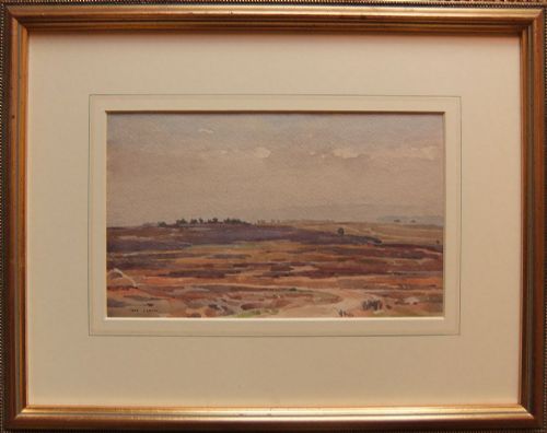 fig 1. Fred Lawson watercolour