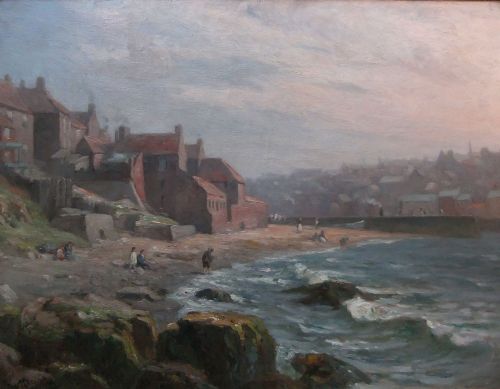 William Greaves "Whitby" Oil Painting