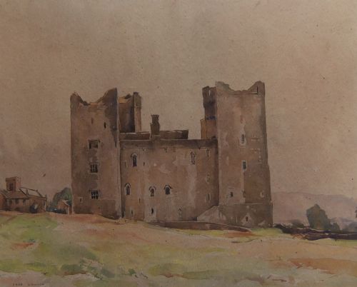 Fred Lawson "Bolton Castle" Wensleydale Watercolour