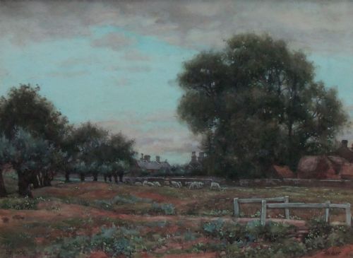 JOHN DWALKER BARNACK WATERCOLOUR