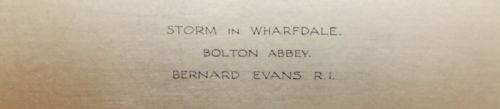 fig 2. Bernard Walter Evans