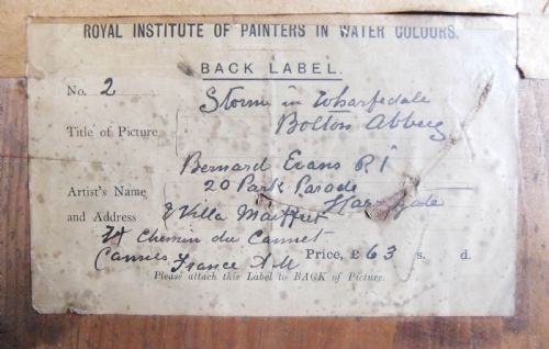 fig 3. Bernard Walter Evans