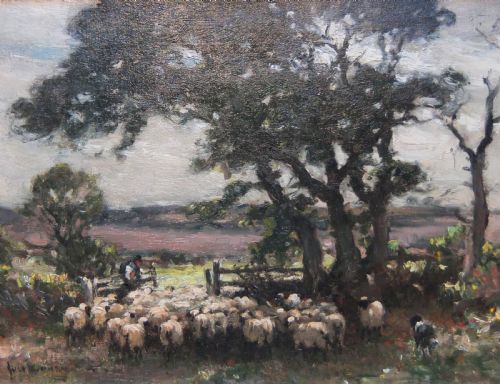 Owen Bowen "New Pastures" Oil on Canvas