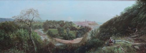 Edward Henry Holder "Richmond, Yorkshire" Oil Painting