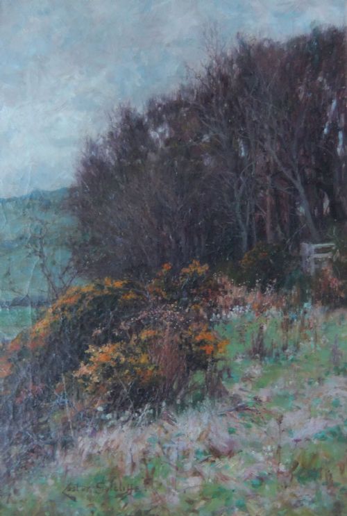Lester Sutcliffe "The Copse" Oil Painting