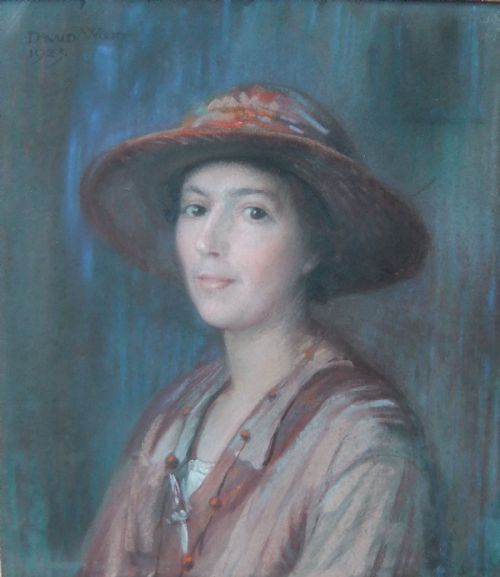 Donald Wood "Portrait of a Lady" Pastel