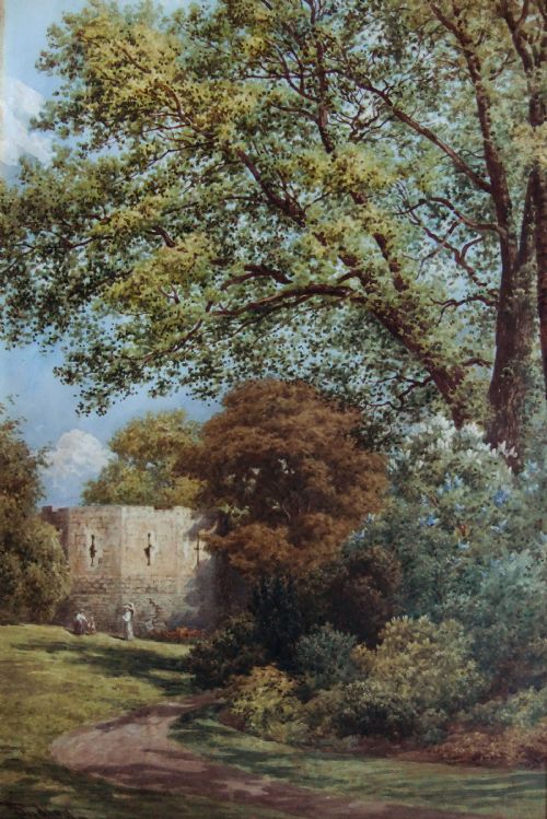 Tom Dudley "The Multangular Tower, York" Watercolour