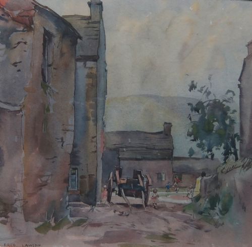 Fred Lawson "Castle Bolton" Watercolour
