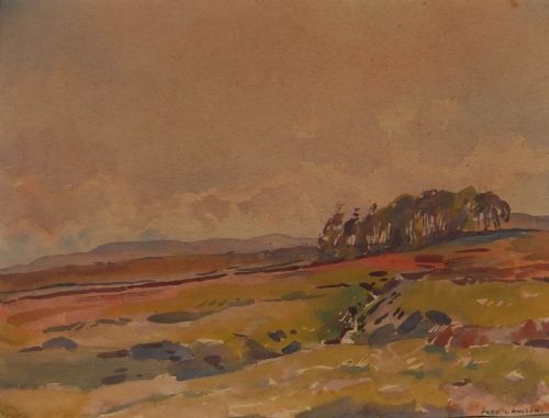 Fred Lawson "The Copse..wensleydale" Watercolour