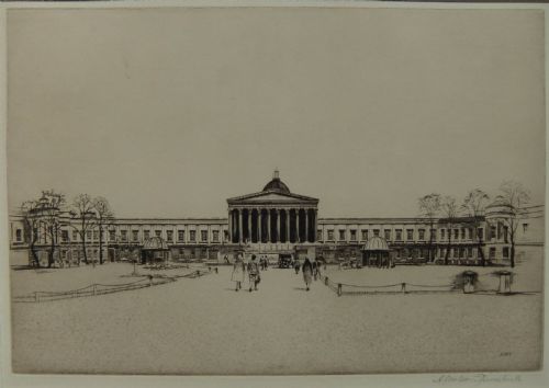 A.w.turnbull "University College London" Etching