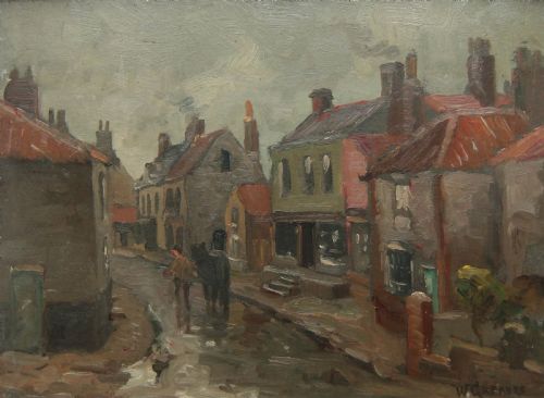 Wiliam Greaves "Cley Next the Sea" Oil Painting