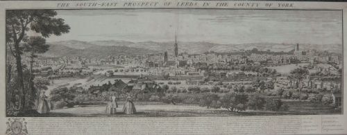 S & N Buck "Leeds" Yorkshire Engraving