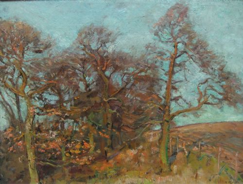 Herbert Royle "The Edge of the Wood, Nesfield Dene" Oil Painting