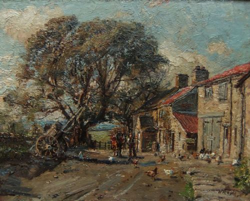 Herbert Royle "Lower Dean Farm, Nesfield" Oil Painting