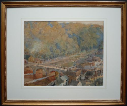FRED STEAD RICHMOND YORKSHIRE WATERCOLOUR - ADDITIONAL PHOTO 1