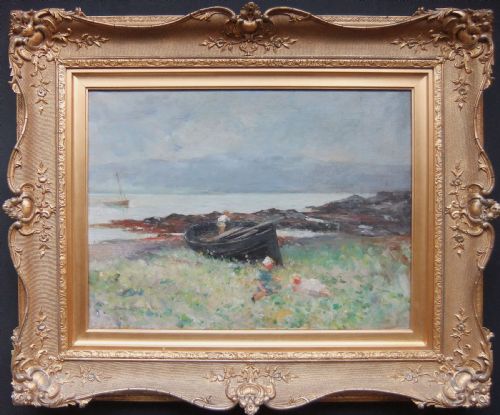 David Fulton "Summer" Oil Painting
