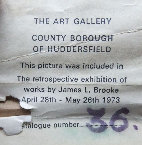 JAMES L BROOKE CASTLE HILL HUDDERSFIELD OIL PAINTING - ADDITIONAL PHOTO 1