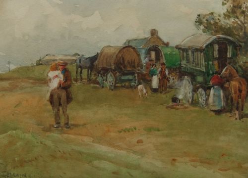 John Atkinson "Brough Hill" Watercolour