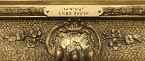OWEN BOWEN EDINBURGH OIL PAINTING - ADDITIONAL PHOTO 2