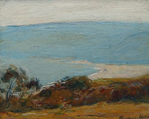 Florence Hess "Above Runswick" Oil on Panel