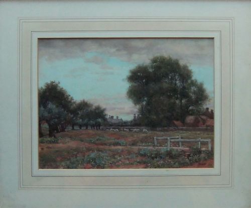 JOHN DWALKER BARNACK WATERCOLOUR - ADDITIONAL PHOTO 1