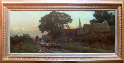 OWEN BOWEN EVENTIDE OIL ON CANVAS - ADDITIONAL PHOTO 1