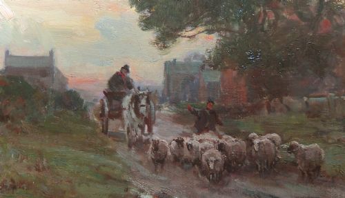 OWEN BOWEN EVENTIDE OIL ON CANVAS - ADDITIONAL PHOTO 3