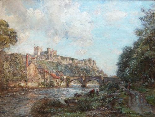 HERBERT ROYLE RICHMOND NORTH YORKSHIRE OIL PAINTING