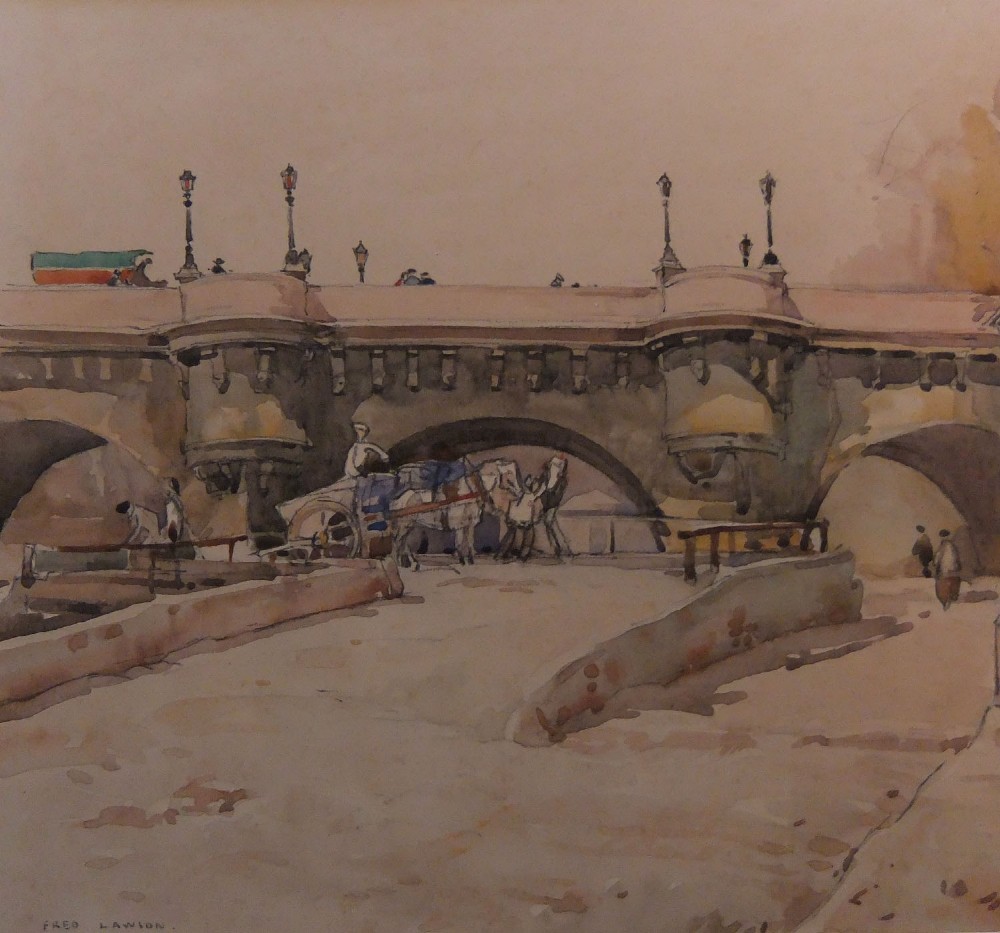 Fred Lawson watercolour 