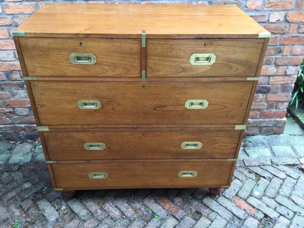 A military/campaign chest of drawers View VI
