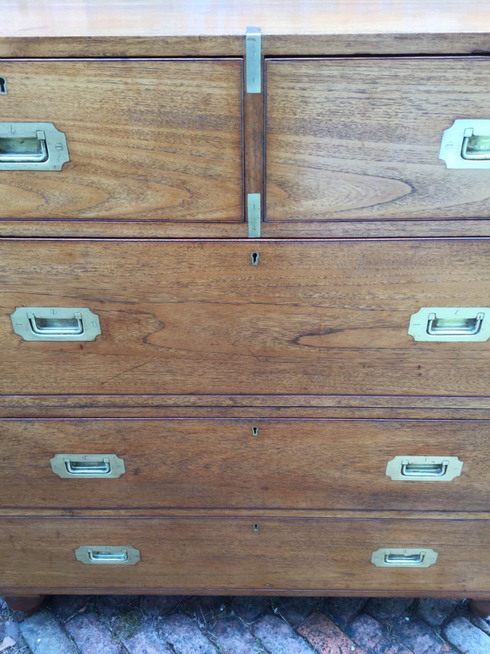 A military/campaign chest of drawers View VII