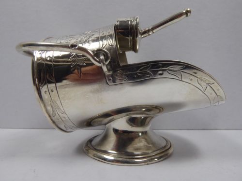 RARE SOLID SILVER VICTORIAN SUGAR SCUTTLE - ADDITIONAL PHOTO 1
